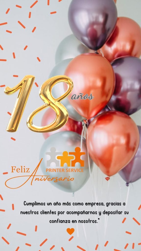 ANIVERSARIO 18 AÑOS
